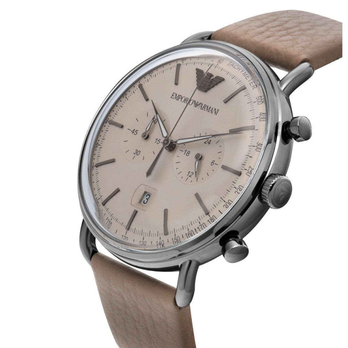 Emporio Armani AR11107 Heren Horloge 43MM 5 ATM