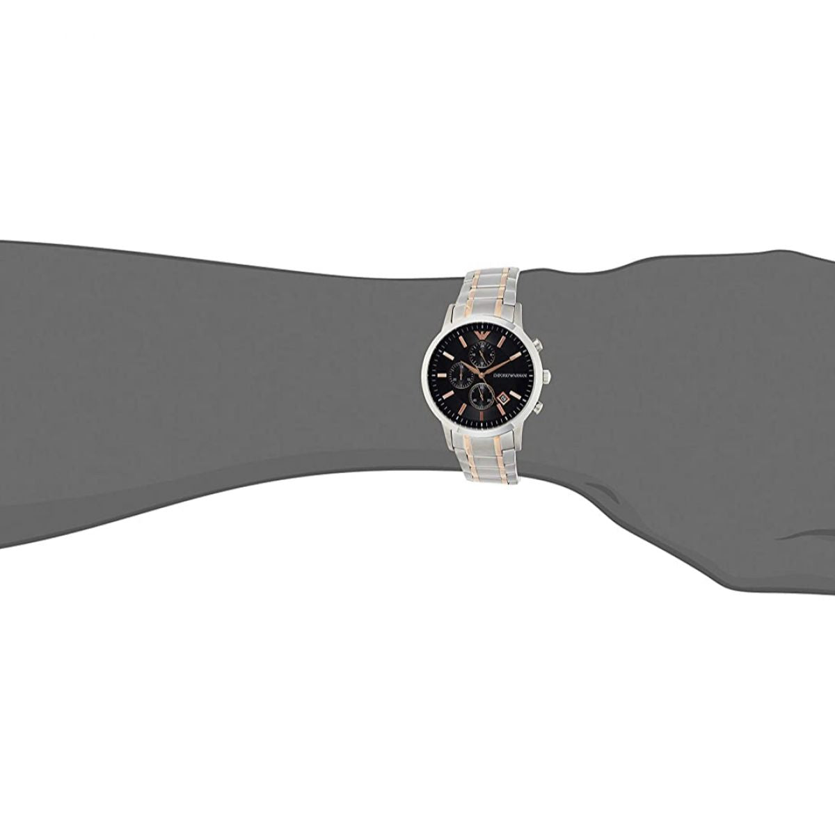 Emporio Armani AR11165 Heren Horloge 43mm 5ATM