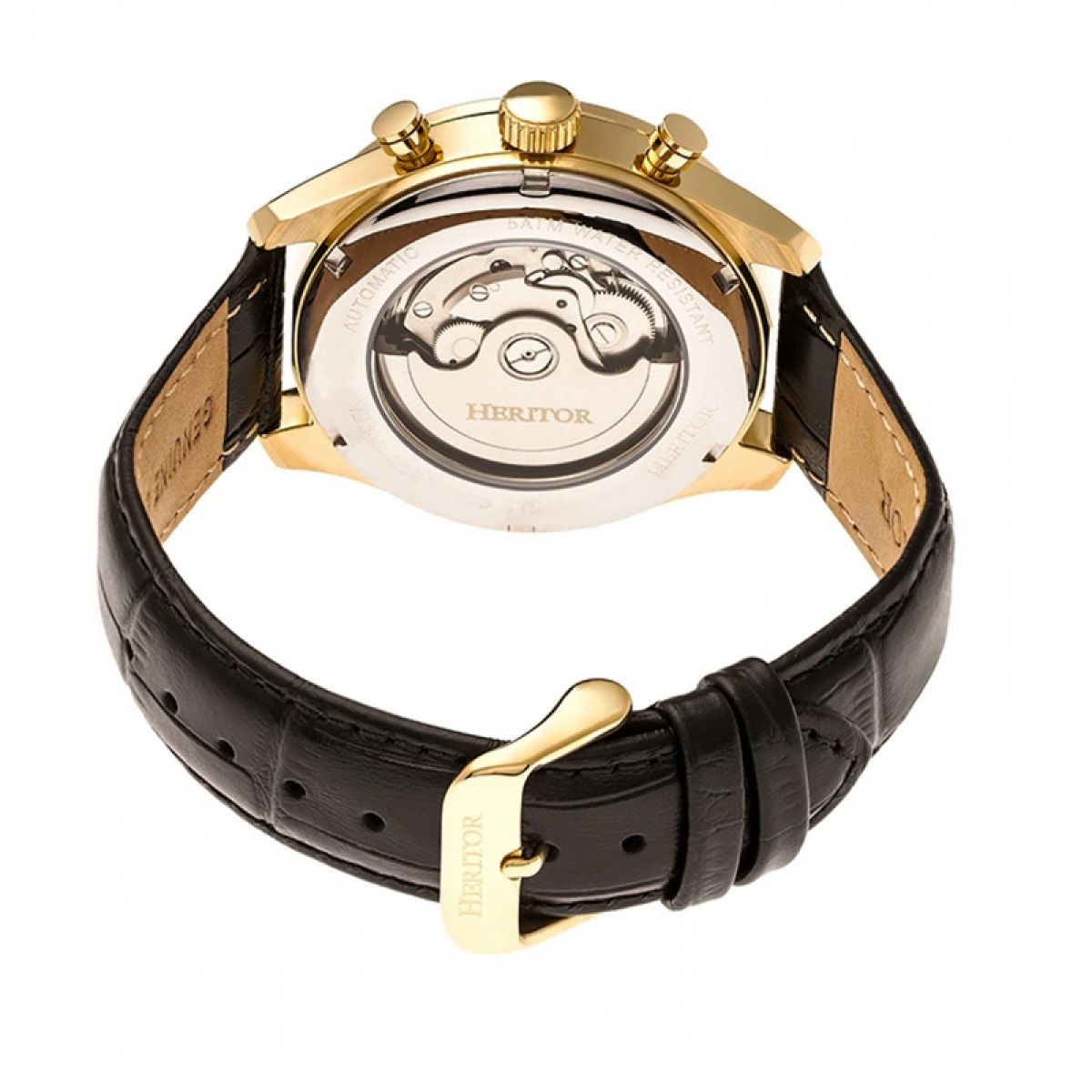 Heritor Automatic Benedict HERHR6803 Heren Horloge 40mm 5 ATM