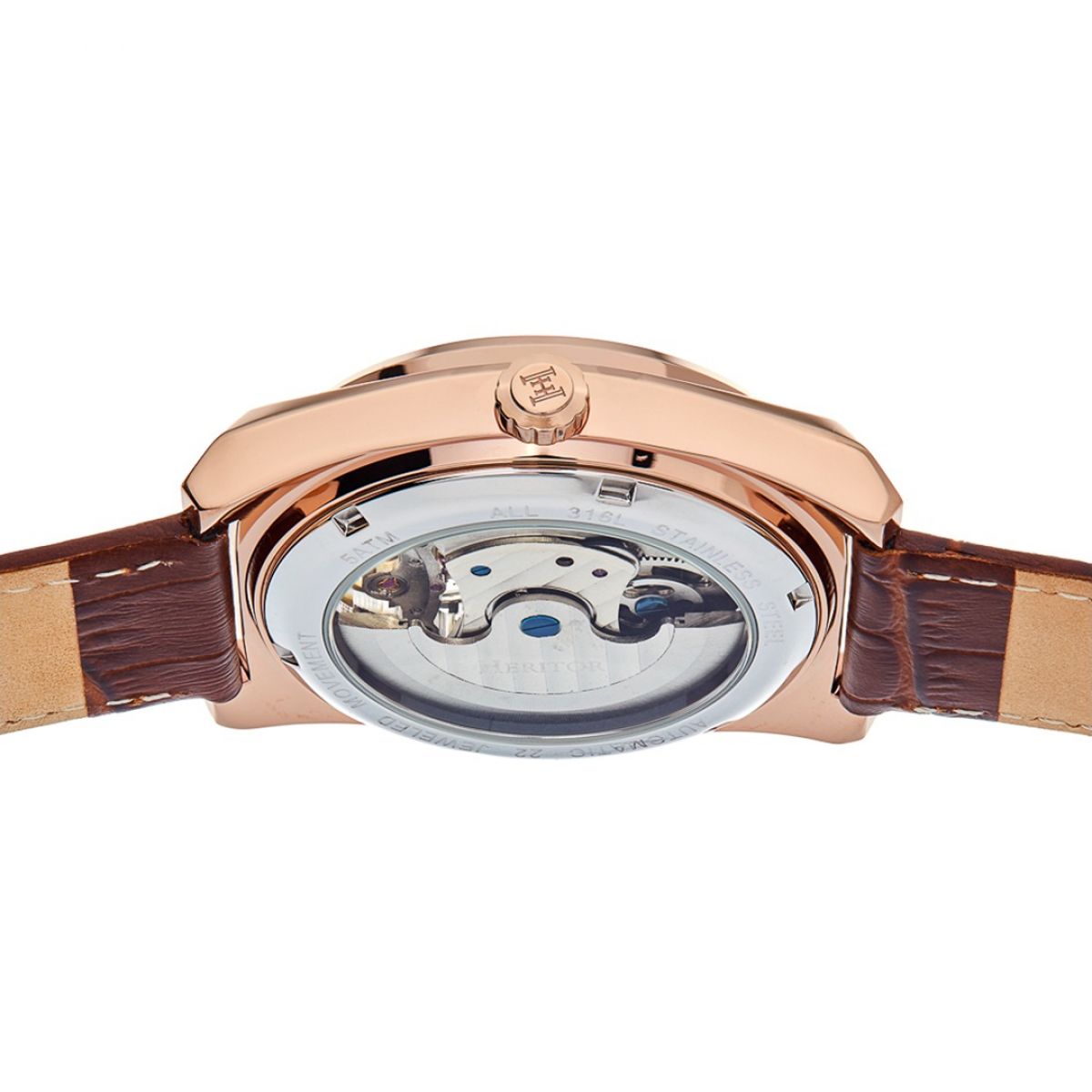Heritor Automatic Daxton HERHS3005 Heren Horloge 43mm 5 ATM