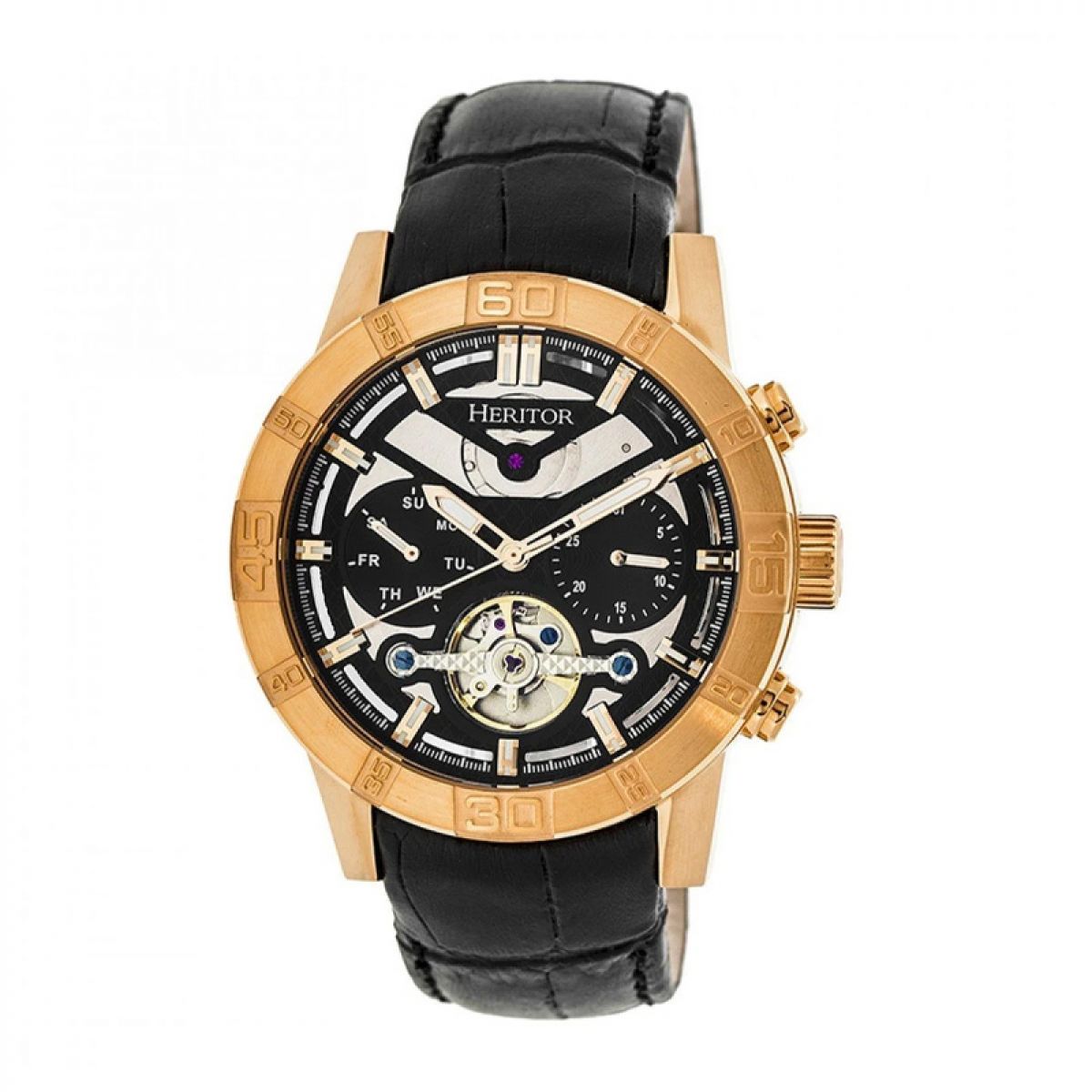 Heritor Hannibal HERHR4106 Heren horloge 44mm 5 ATM