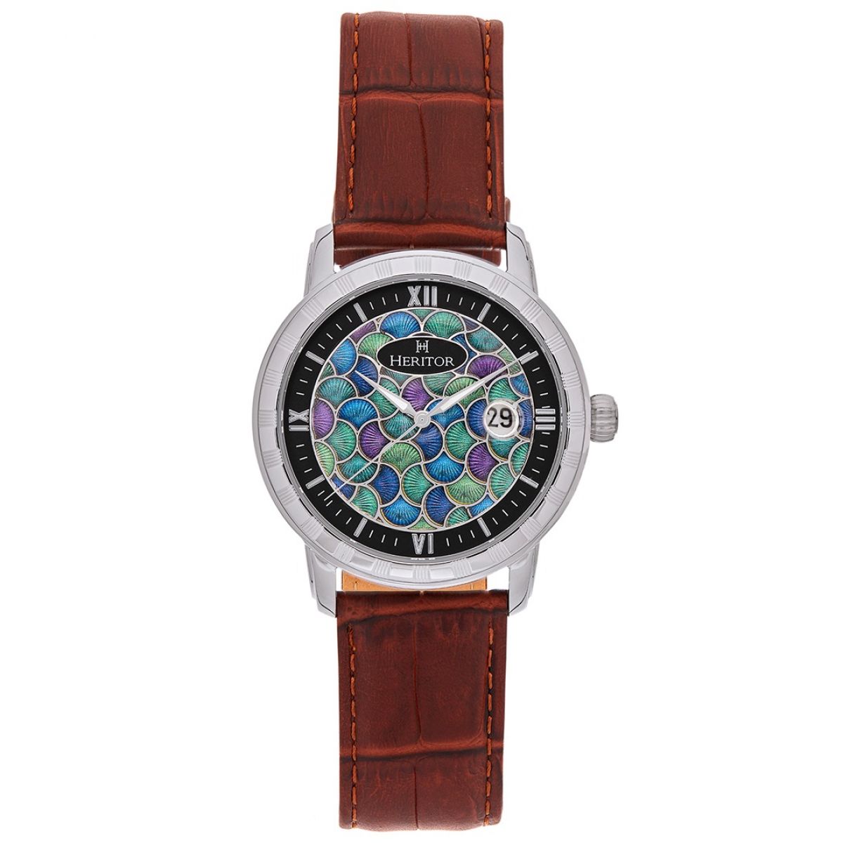 Heritor Automatic Protégé HERHS2902 Heren Horloge 43mm 10 ATM