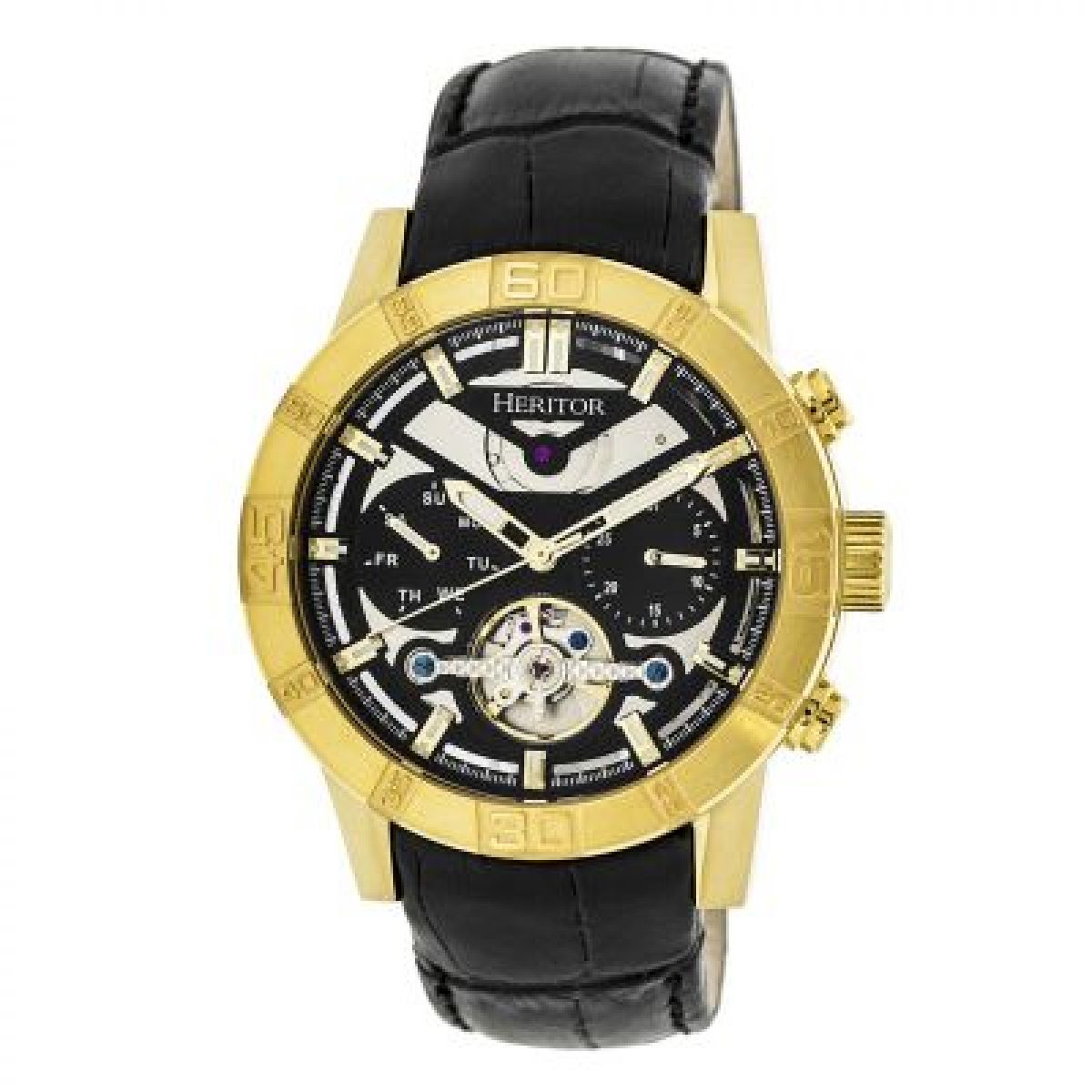 Heritor Hannibal HERHR4104 Heren horloge 44mm 5 ATM