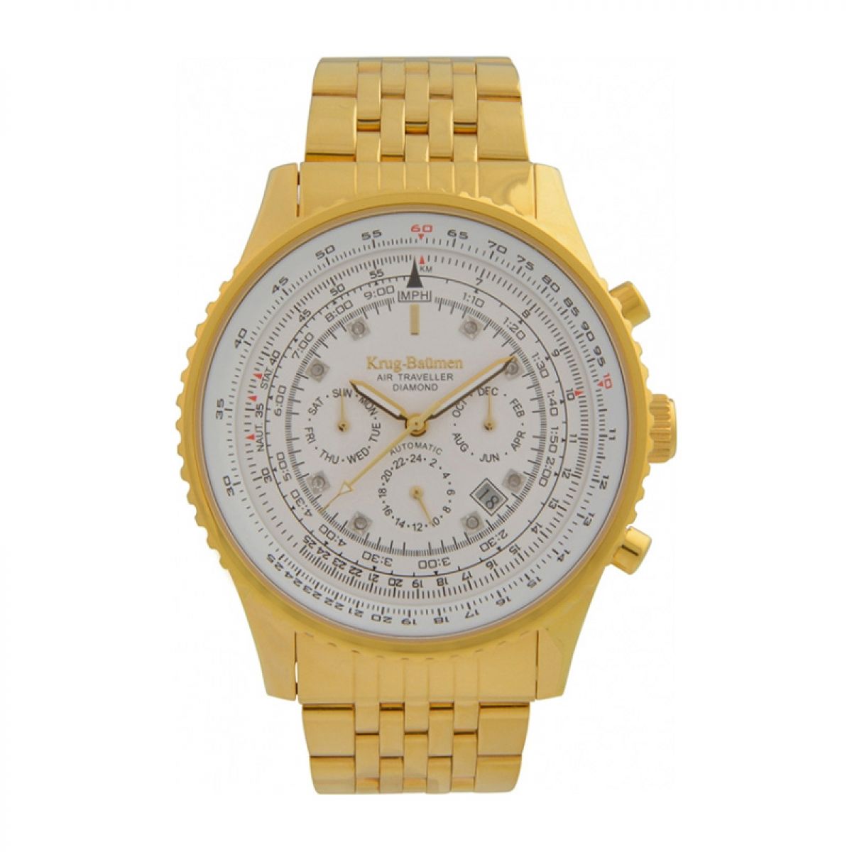 Krug Baümen Air Traveller Diamond Automatic 46mm 600111DSA