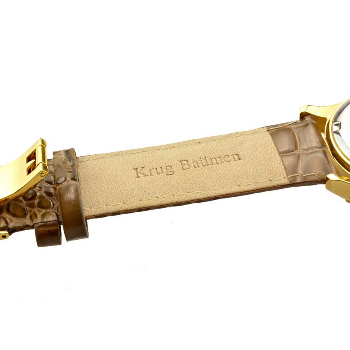 Krug Baumen Air Traveller Diamond 400201DS Heren Horloge 40mm 3 ATM