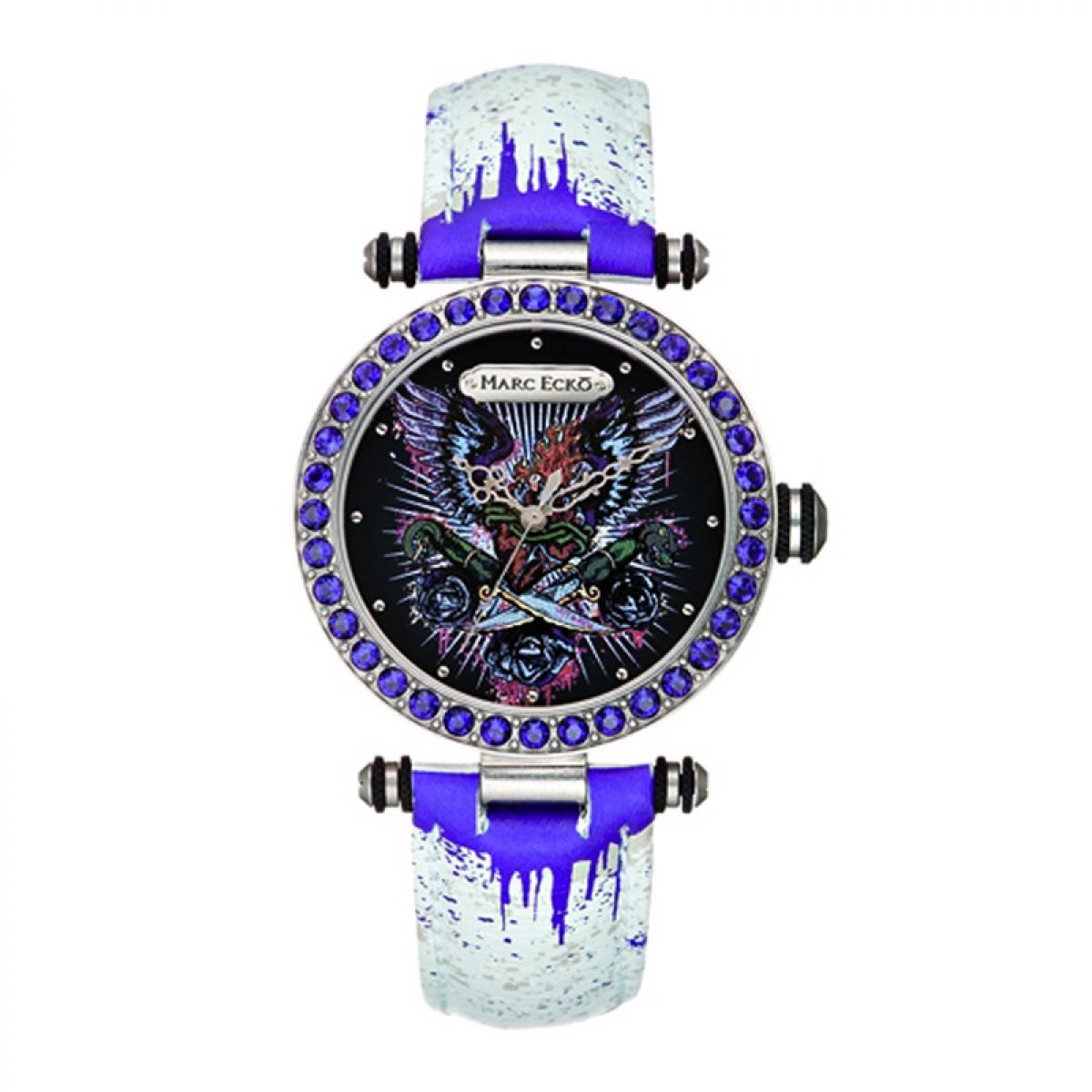Marc Ecko E15087M1 Horloge Dames 40 mm met Swarovski