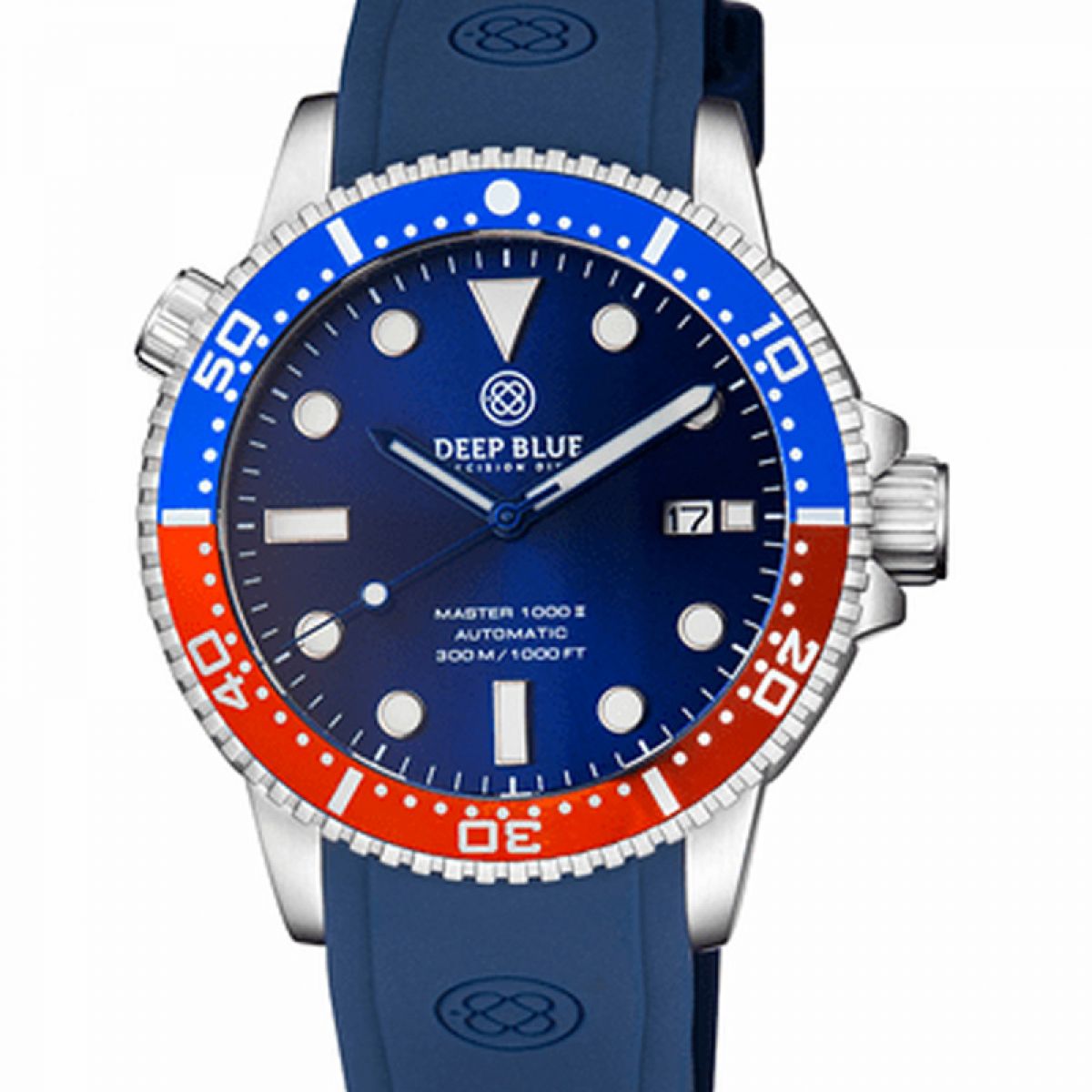 MASTER 1000 II 44MM AUTOMATIC DIVER BLUE/RED CERAMIC BEZEL -DARK BLUE SUNRAY DIAL-BLUE HANDS