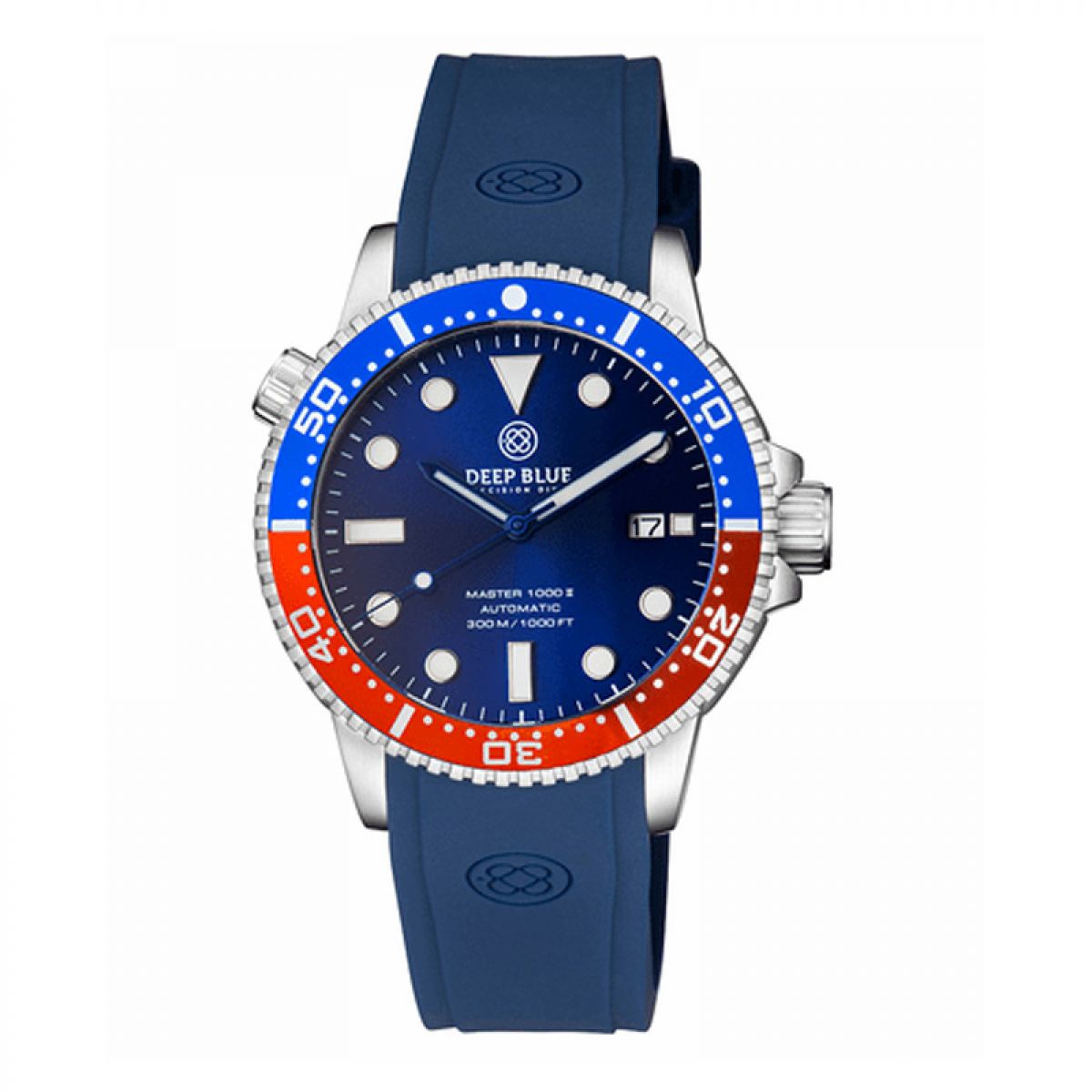 MASTER 1000 II 44MM AUTOMATIC DIVER BLUE/RED CERAMIC BEZEL -DARK BLUE SUNRAY DIAL-BLUE HANDS
