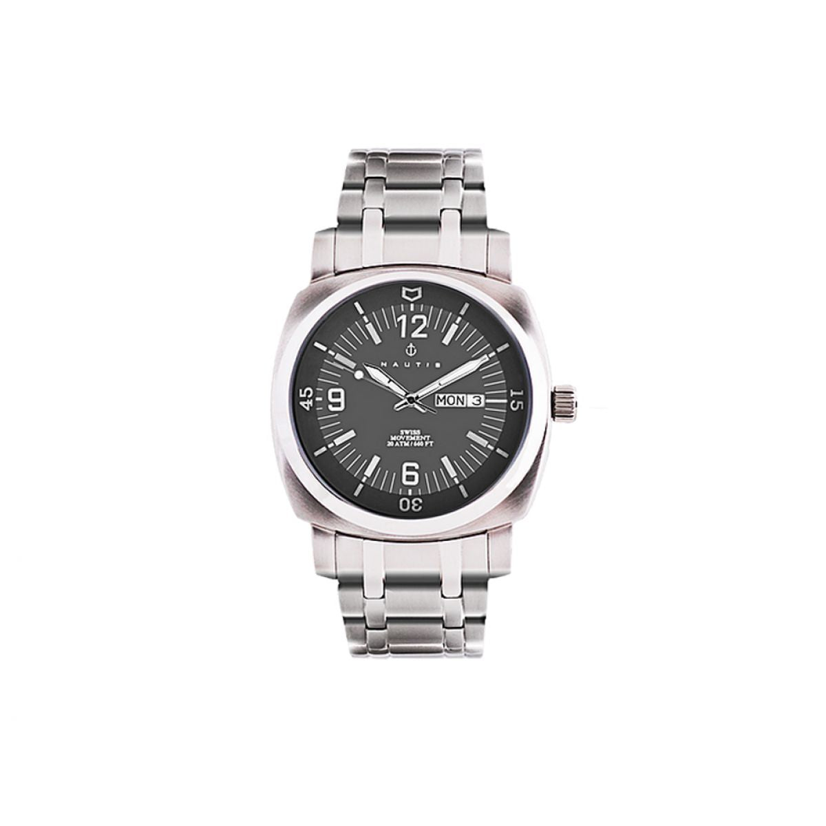 Nautis Stealth GL2087-G Heren Horloge 45mm 20 ATM