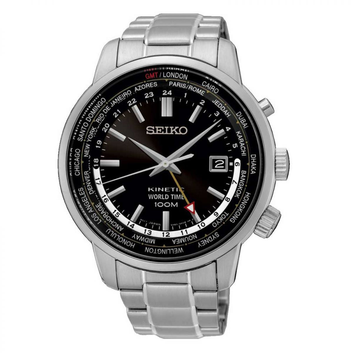 Seiko Neo Sport True GMT SUN069P1 | Black