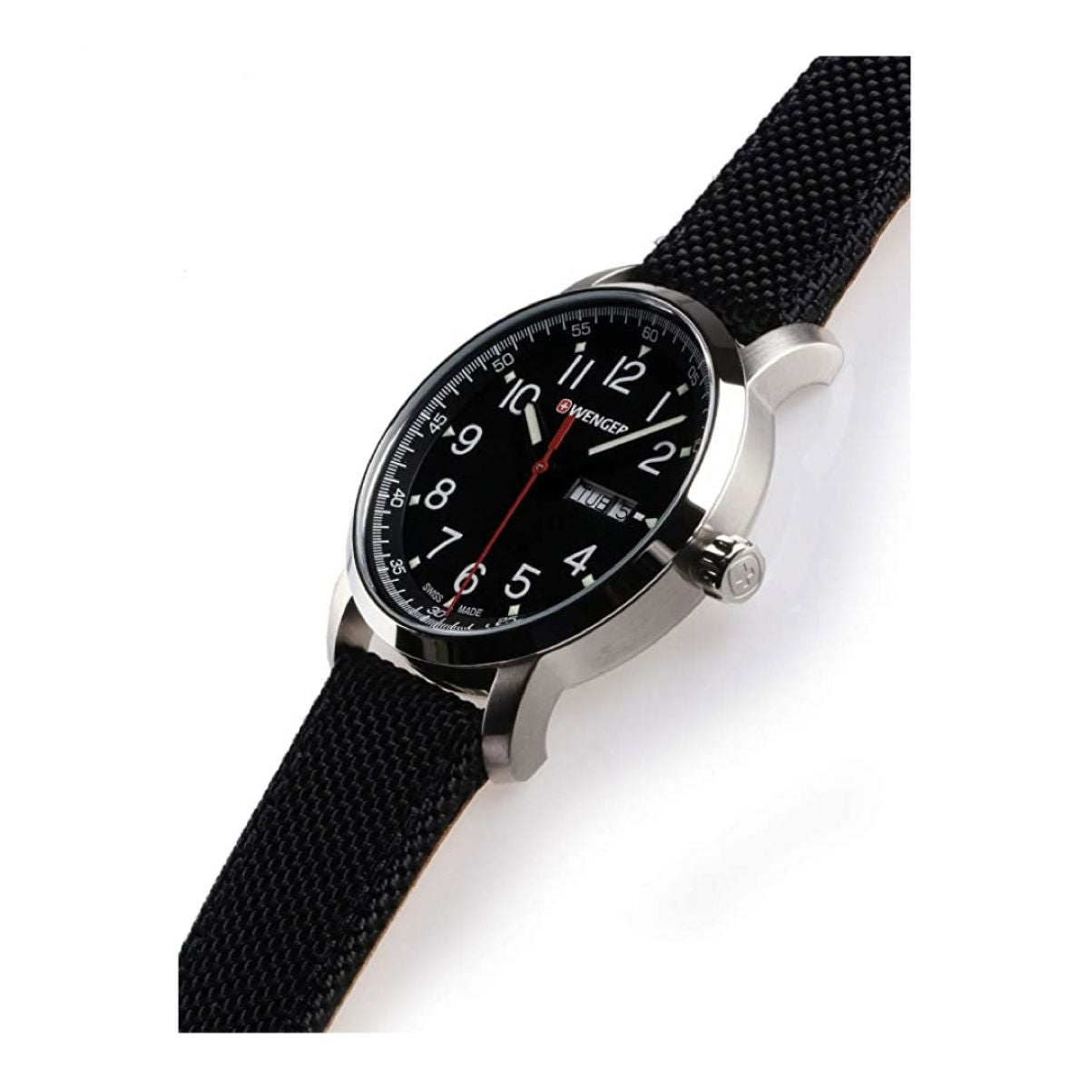 Wenger 01.1541.105 Heren Horloge Swiss-made 42mm 10 ATM