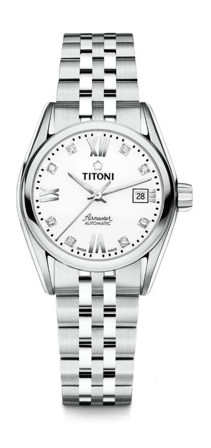 Titoni 23909S-063 Dames Horloge 27mm 3 ATM