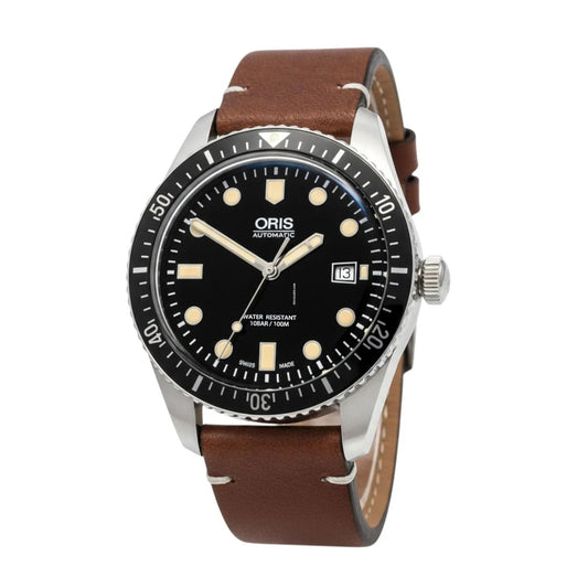 Oris 4054-07-5-21-45 Heren Horloge 42,00mm 10 ATM