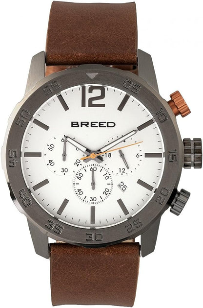 Outlet Special - Breed Manuel Chronographs BRD7204 (Zwart staal)