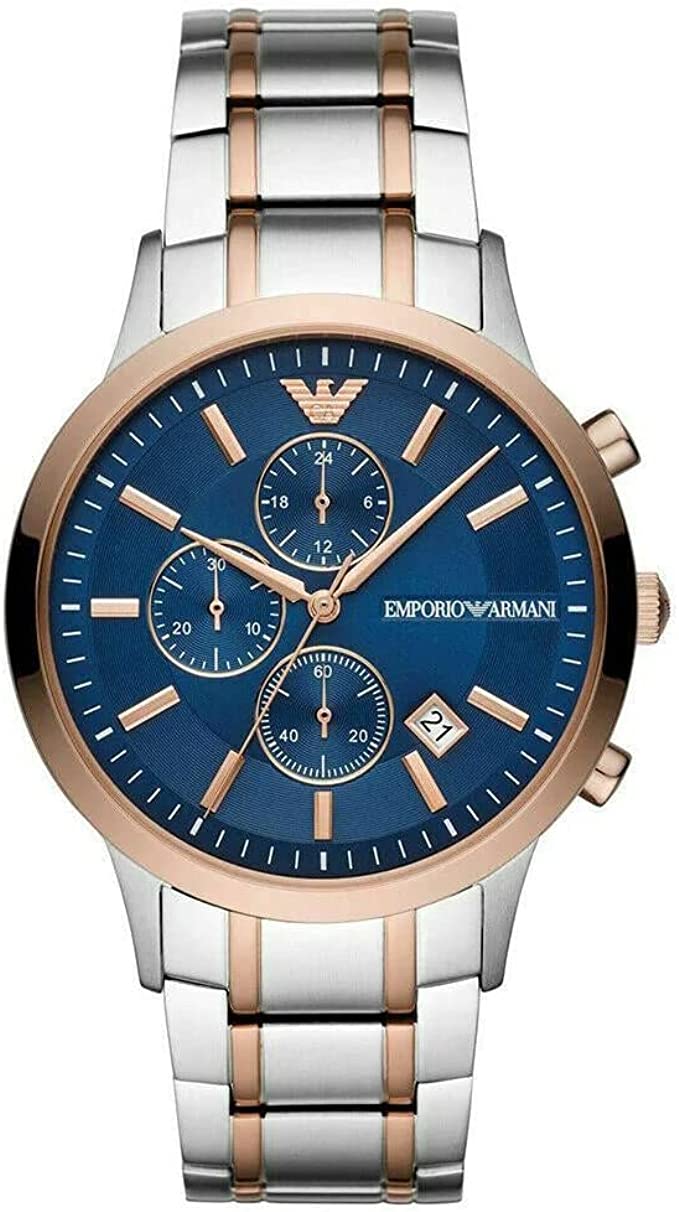 Armani AR80025 Heren Horloge 43mm 5ATM