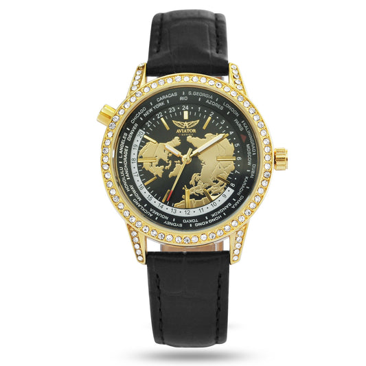 Aviator AVW8633L03 Dames Horloge 38mm 3 ATM