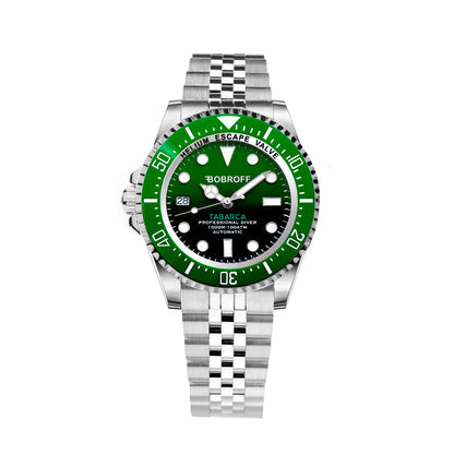 Bobroff BF0002ibv-BFSTJ Heren Horloge 42mm 100 ATM