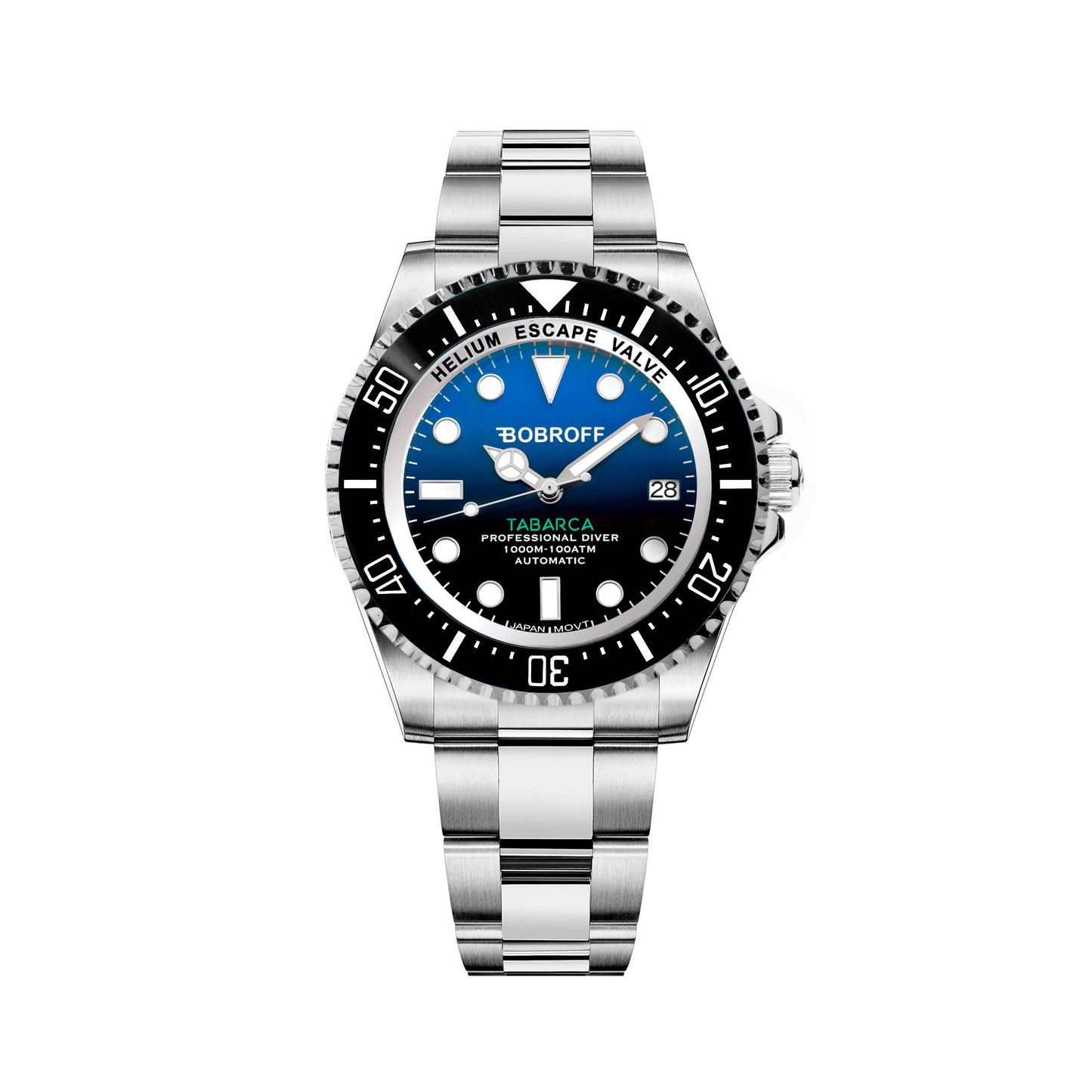 Bobroff BF0003J1 Heren Horloge 44mm 100 ATM