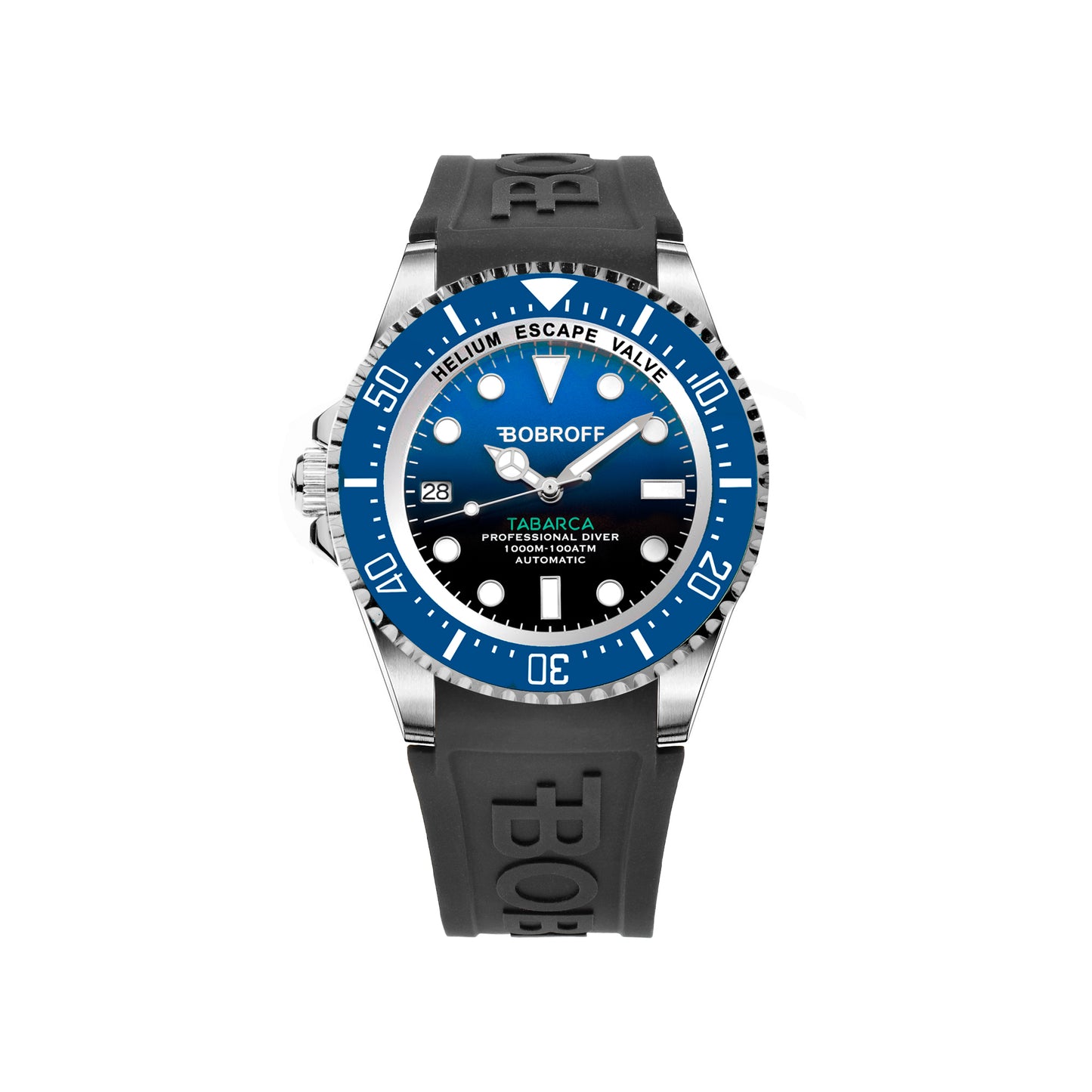 Bobroff BF0003iba-BFSTN Heren Horloge 42mm 100 ATM