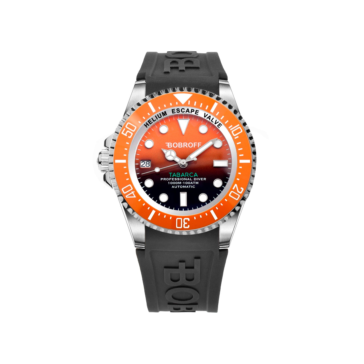 Bobroff BF0004ibn-BFSTN Heren Horloge 42mm 100 ATM