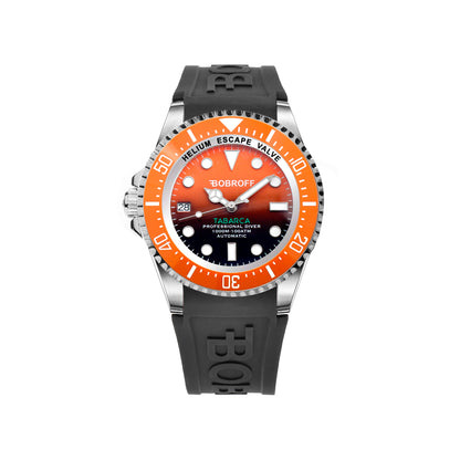 Bobroff BF0004ibn-BFSTN Heren Horloge 42mm 100 ATM