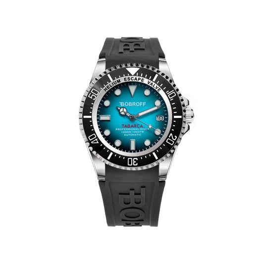 Bobroff BF0009-BFSTN Heren Horloge 44mm 100 ATM