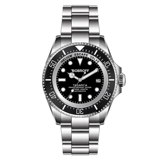 Bobroff BF001 Heren Horloge 44mm 100 ATM