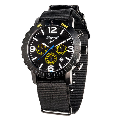Bogey BSFS004YLBK Heren Horloge 44mm 5 ATM