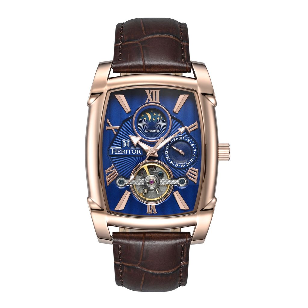 Heritor Automatic Valentin HERHS4404 Heren Horloge 38mm 5 ATM