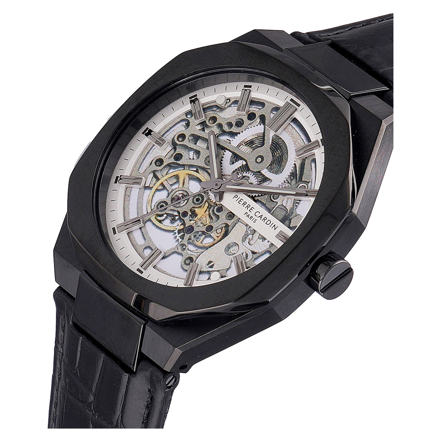Pierre Cardin CF.1002.LB.1 Heren Horloge 42mm 5 ATM