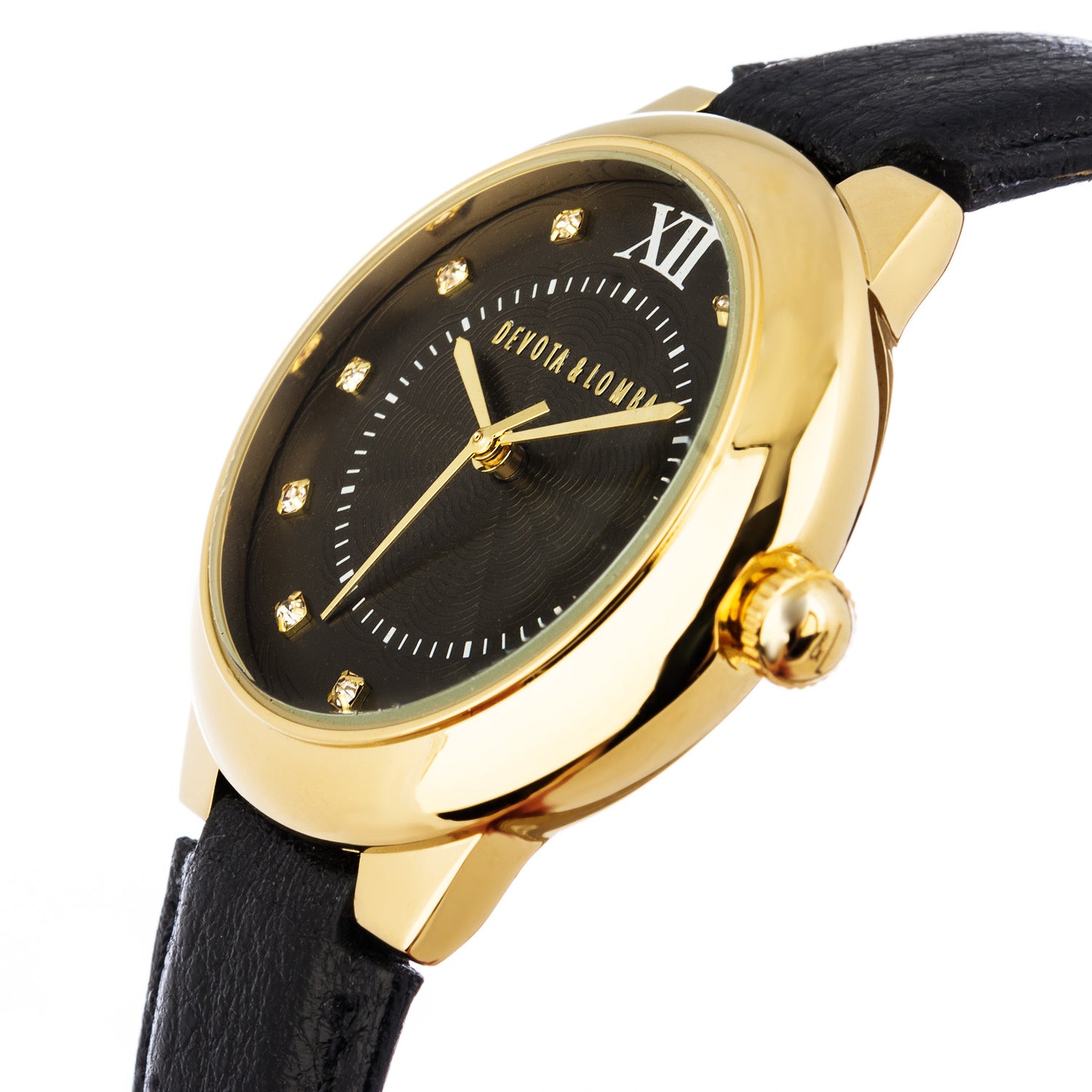 Devota & Lomba DL006W-02BLACK Dames Horloge 34mm 5 ATM