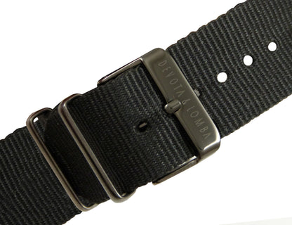Devota & Lomba DL008MSPBK-01BLACK Heren Horloge 42mm 5 ATM