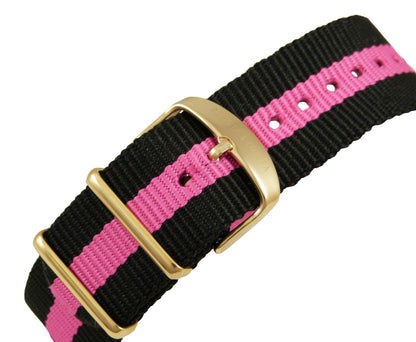 Devota & Lomba DL008MSPBK-PK-02PINK Heren Horloge 42mm 5 ATM