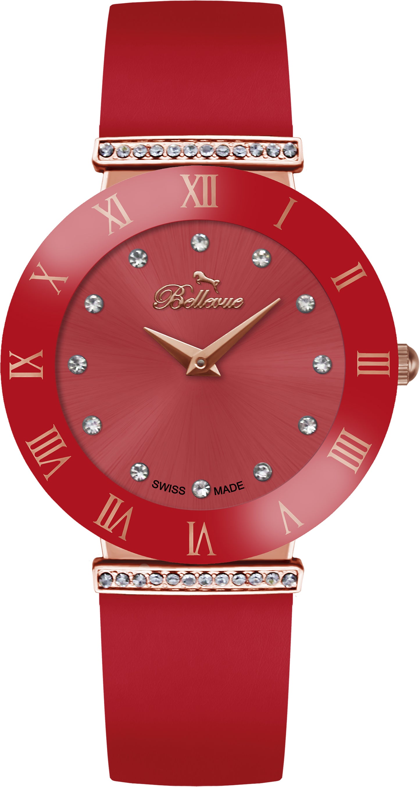 Bellevue E.118 Dames Horloge 26mm 5 ATM