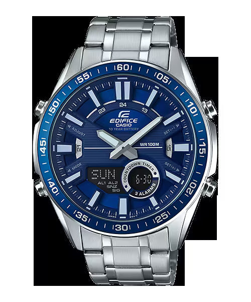 Casio EFV-C100D-2A Heren Horloge 51mm 10 ATM