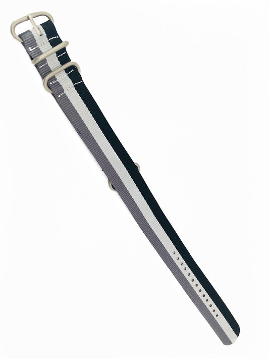 Ene ENES-NE-GR-BL Heren Horlogebandje 23mm