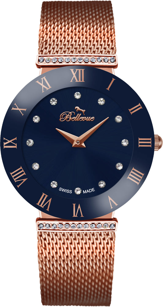 Bellevue F.107 Dames Horloge 33mm 3 ATM