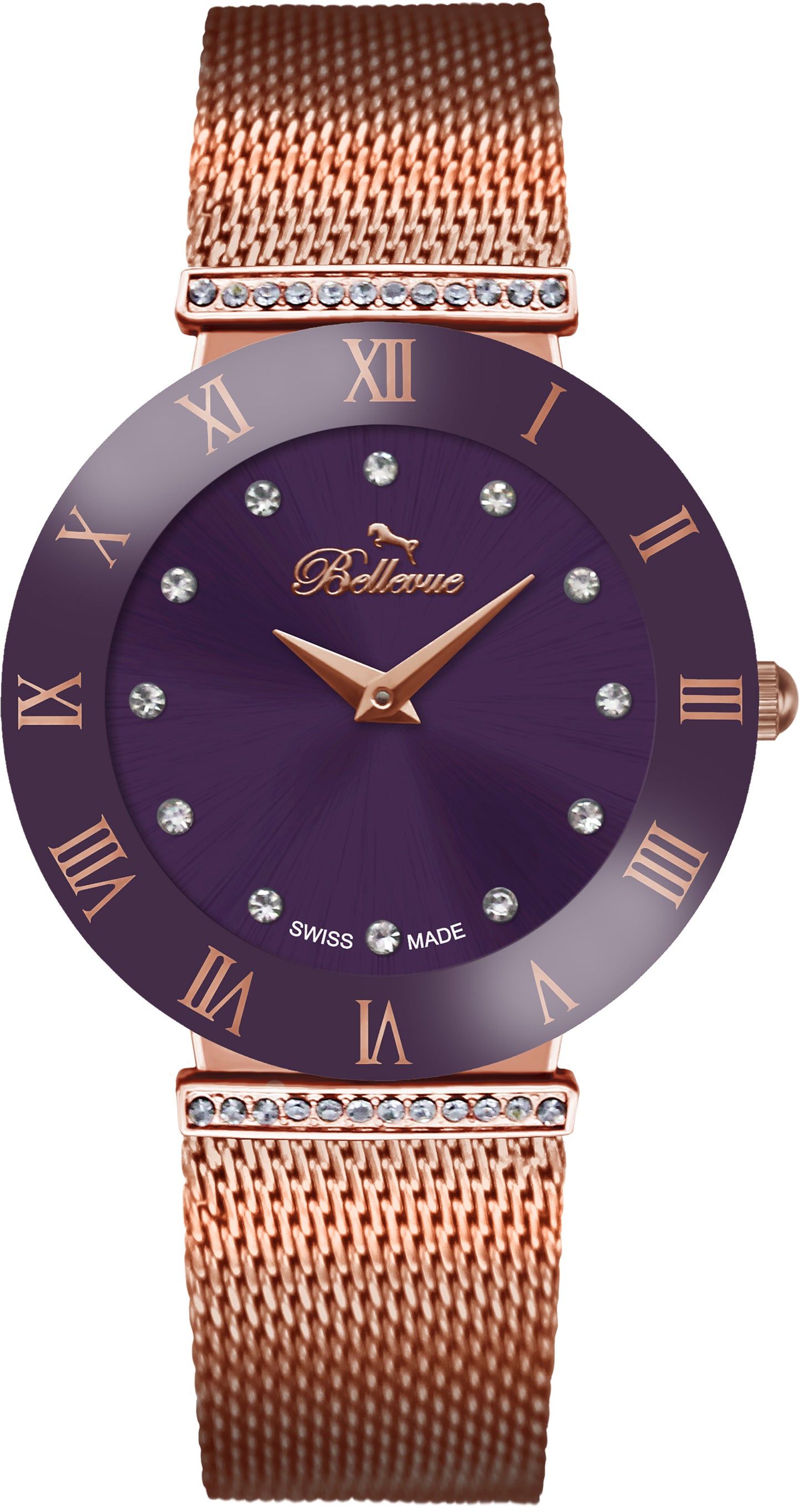 Bellevue F.114 Dames Horloge 26mm 3 ATM