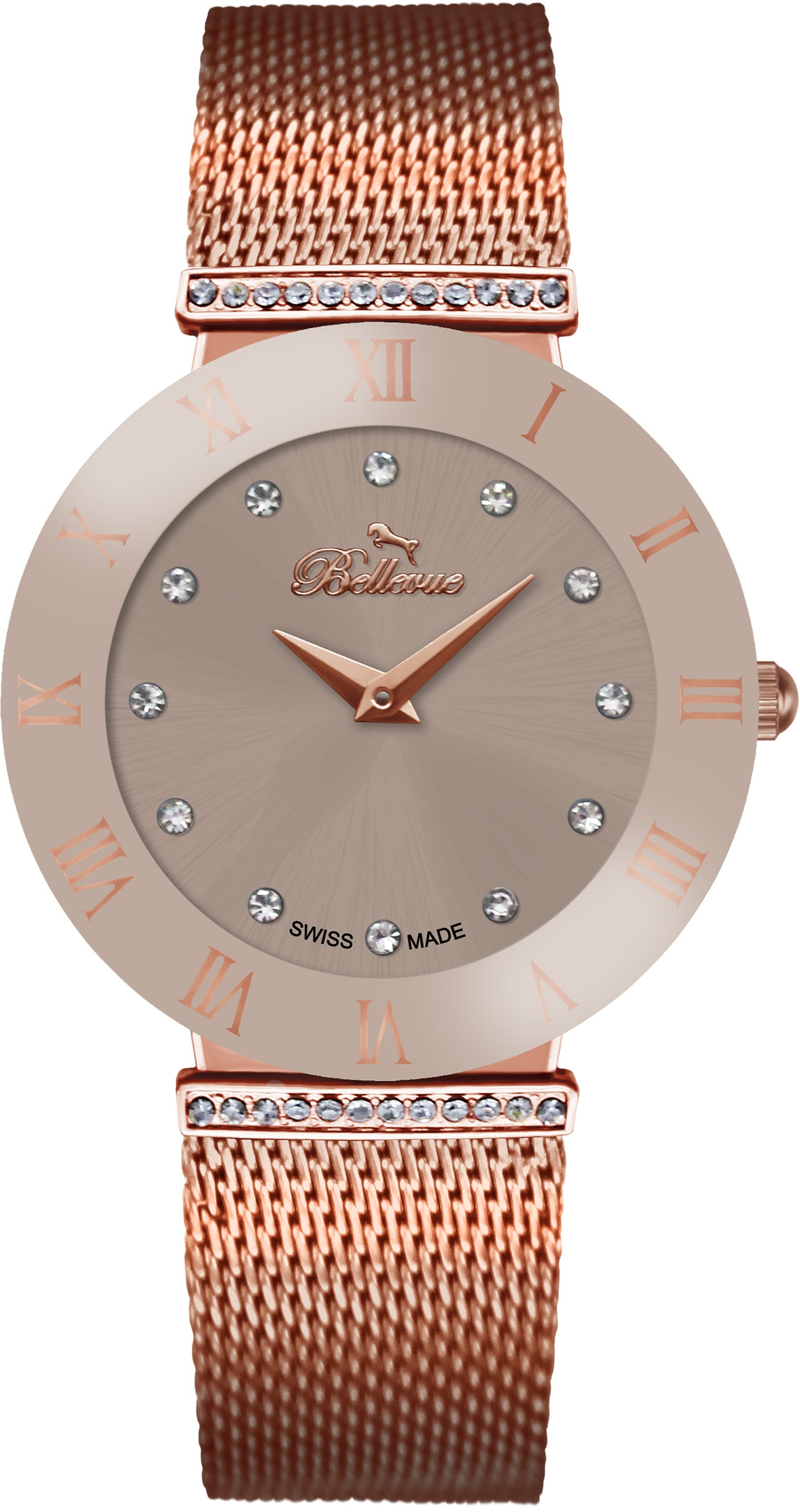 Bellevue F.124 Dames Horloge 26mm 3 ATM
