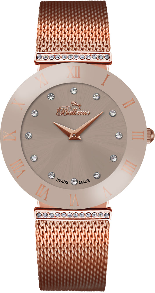 Bellevue F.124 Dames Horloge 26mm 3 ATM