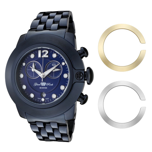 Glam Rock GR32161 Dames Horloge 44mm 10 ATM
