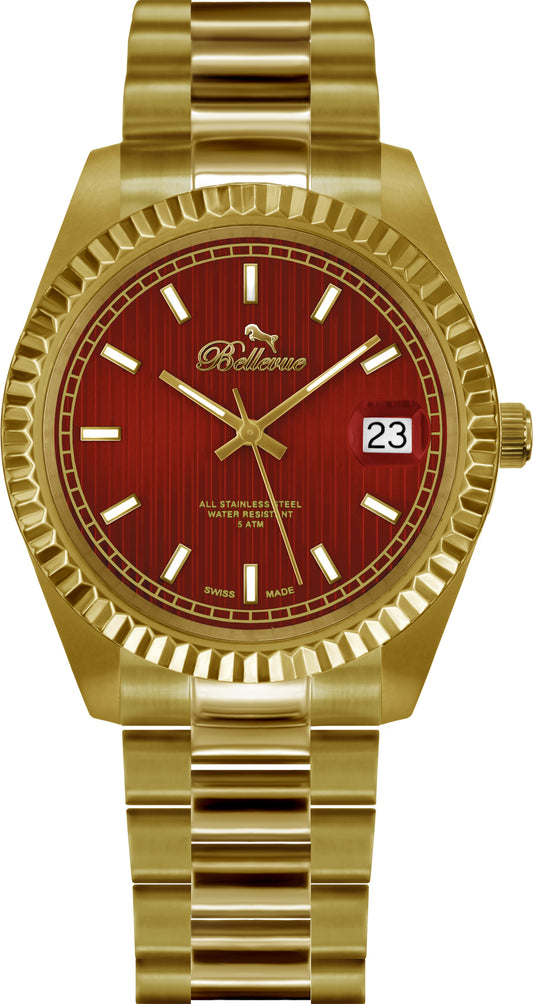 Bellevue H.18 Dames Horloge 30mm 5 ATM