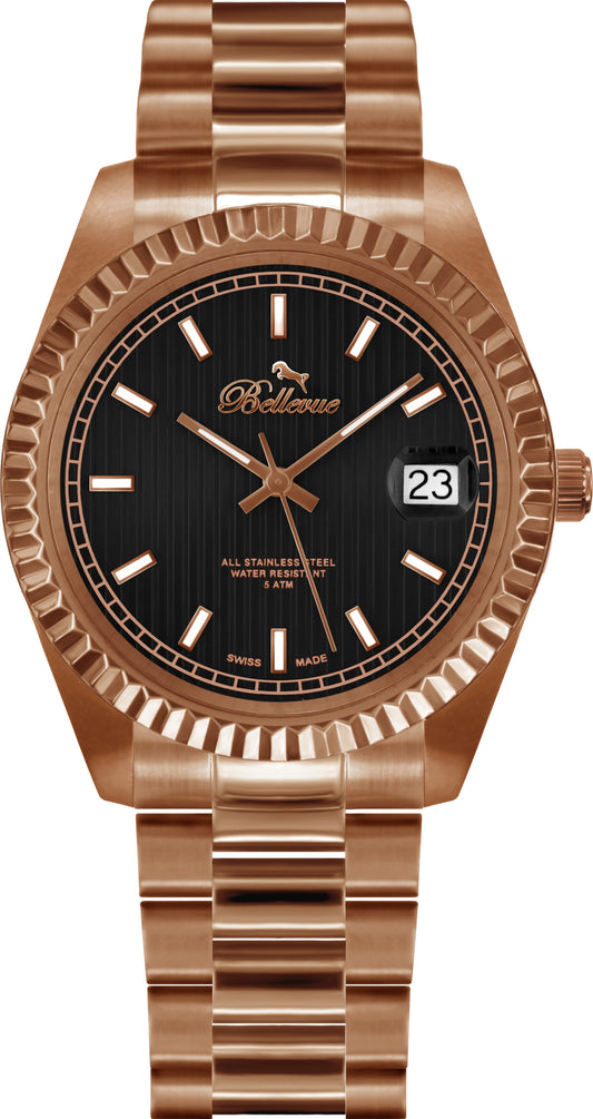 Bellevue H.25 Dames Horloge 38mm 5 ATM