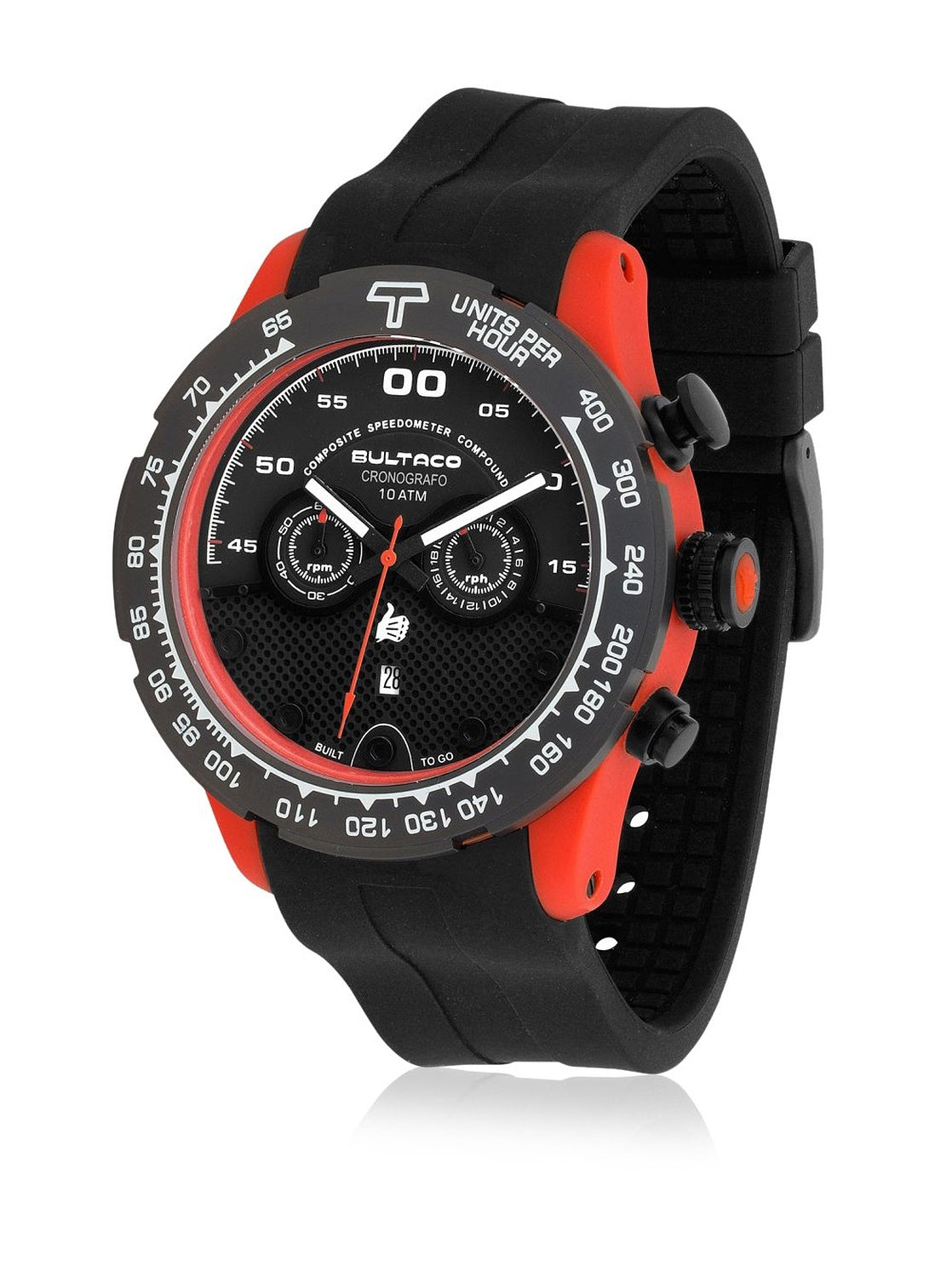 Bultaco H1PO48C-SB2 Heren Horloge 48mm 10 ATM