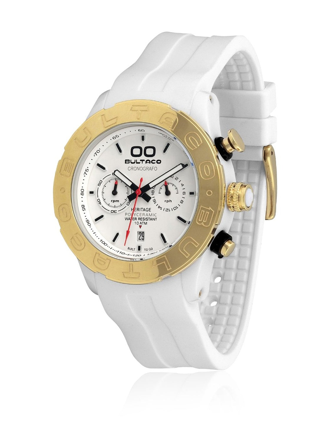 Bultaco H1PW43C-CW2 Heren Horloge 43mm 10 ATM