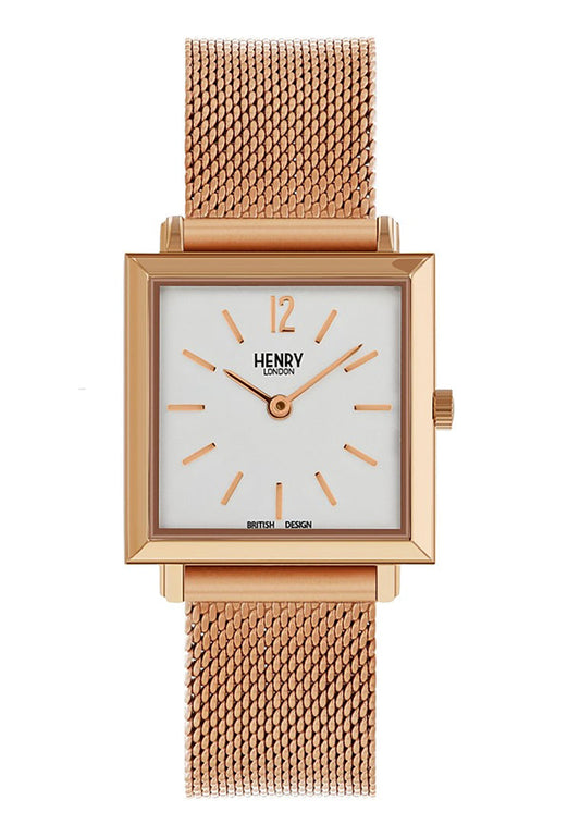 Henry london HL26QM0264 Dames Horloge 26mm 3ATM