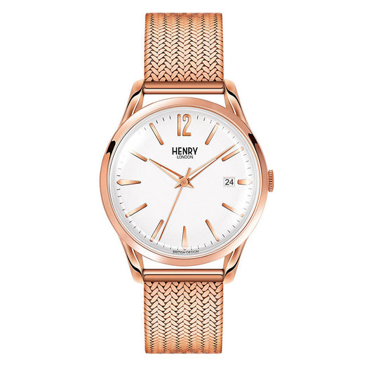 Henry london HL39-M-0026 Unisex Horloge 39mm 3ATM