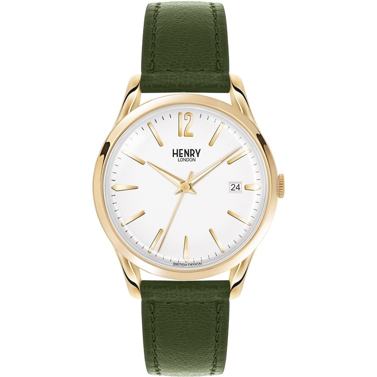 Henry london HL39-S-0098 Unisex Horloge 39mm 3ATM