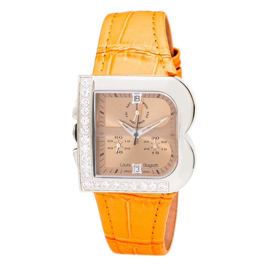 Laura Biagiotti LB0002-NA Dames Horloge 33mm