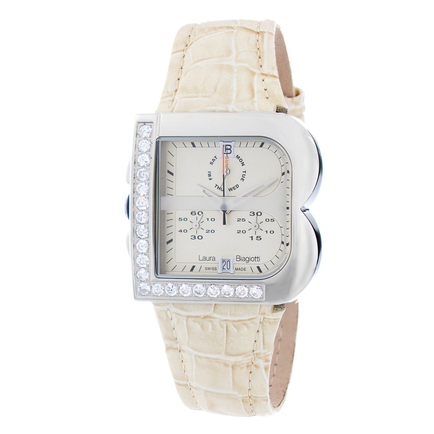 Laura Biagiotti LB0002L-CD Dames Horloge 33mm